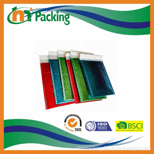 Moisture Proof Colored Metallic Bubble Mailers and Envelopes